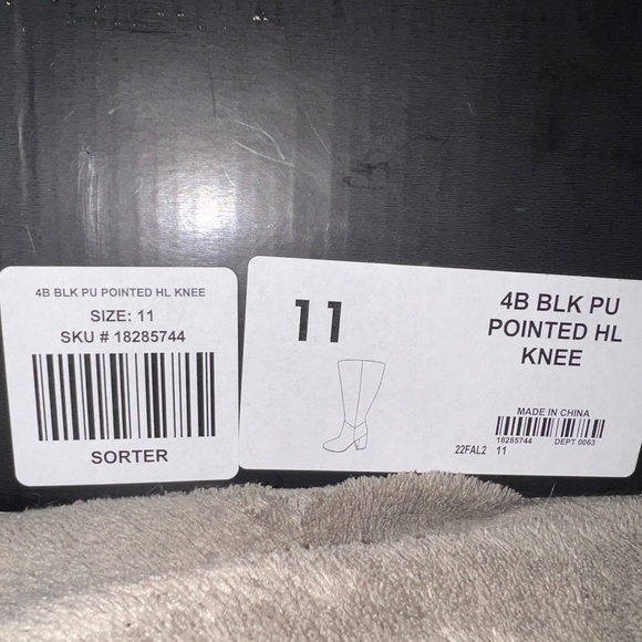 Torrid tall black extended (wide) calf black boots - Picture 6 of 8